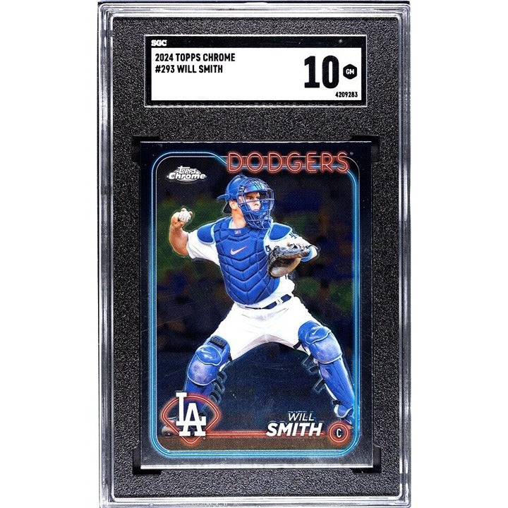 Will Smith* 2024 Topps Chrome MLB LA Dodgers - Baseball Card 146 SGC 10 Gem Mint