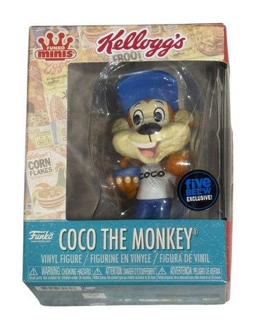 Coco the Monkey Funko Minis vinyl figure in mint Kellogg's box Five Below exclusive collectible