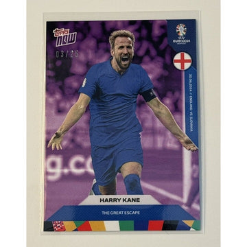 03/25* Harry Kane The Great Escape EURO 2024 TOPPS NOW Card 36 England - PR: 533