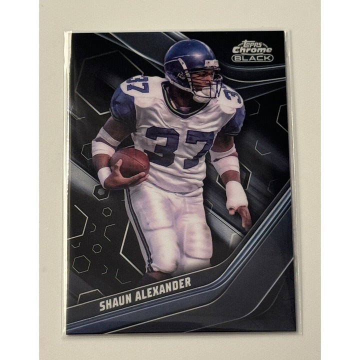2023 Topps Composite - Chrome Black #147 Shaun Alexander* - NFL Seattle Seahawks
