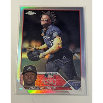 2023 Topos Chrome Update Series Refractor Ronald Acuna Jr MLB ATL Braves #ASGC-7