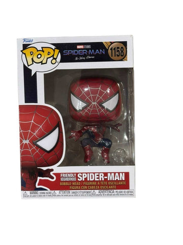Spider Man No Way Home Funko Pop vinyl figure Tobey Maguire suit pose in packaging