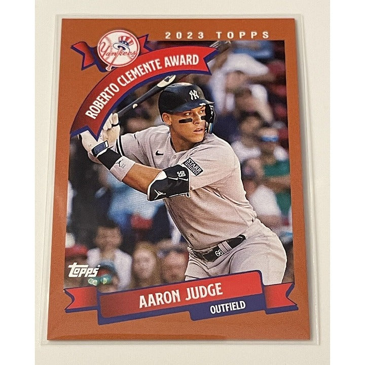 2023 Topps Throwback Thursday Aaron Judge MLB NY Yankees Baseball - Parallel 134