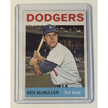 1964 Topps Basball #214 Ken McMullen* MLB Los Angeles Dodgers VG- Very Good Ex-