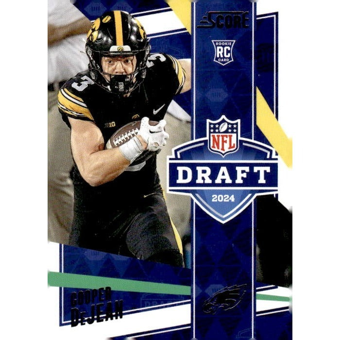 2024 NFL Score Football #19 Cooper DeJean RC Draft Philadelphia Eagles Near Mint