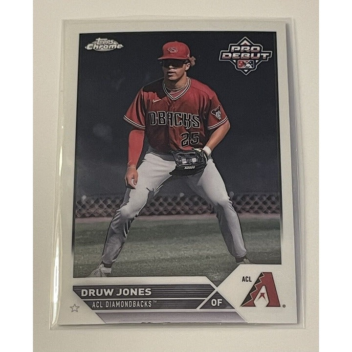 2023 Topps Pro Debut Chrome Druw Jones #PDC-25 RC ACL Diamondbacks - Rookie Card