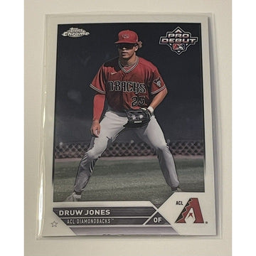 2023 Topps Pro Debut Chrome Druw Jones #PDC-25 RC ACL Diamondbacks - Rookie Card