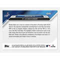 Mookie Betts 2024 Topps NOW 4 Hits 4 RBI Night LA Dodgers NLCS collectible baseball card