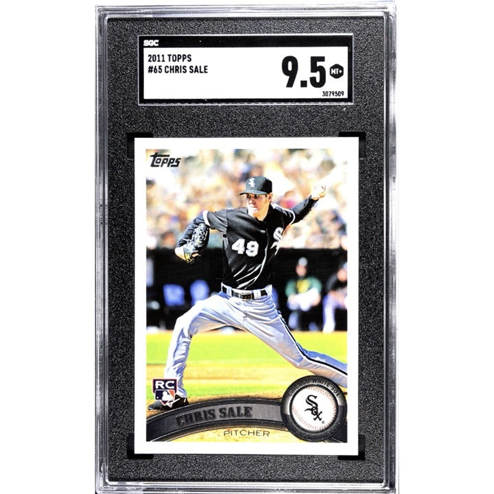 2011 Chris Sale Roo Topps Rookie RC* Braves/White Sox #65 SGC 9.5 Freshly Graded