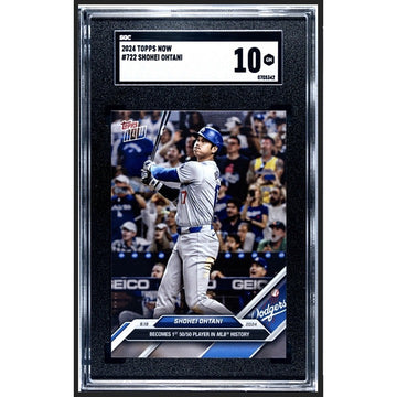 2024 Topps Now SHOHEI OHTANI #722 1st 50/50 Player In History LA Dodgers SGC 10*