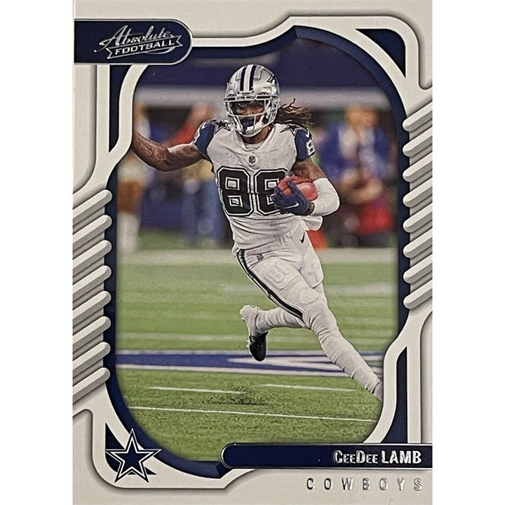 CeeDee Lamb 2022 Panini Absolute Football #20 - NFL Dallas Cowboys Football Card