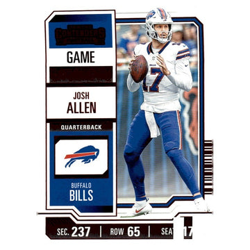 2023 Panini Contenders - Josh Allen Game Ticket BLUE* NFL Buffalo Bills Card #11