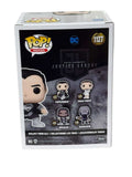 Superman Black Suit Funko Pop 1127 box back showing Zack Snyder’s Justice League characters collection