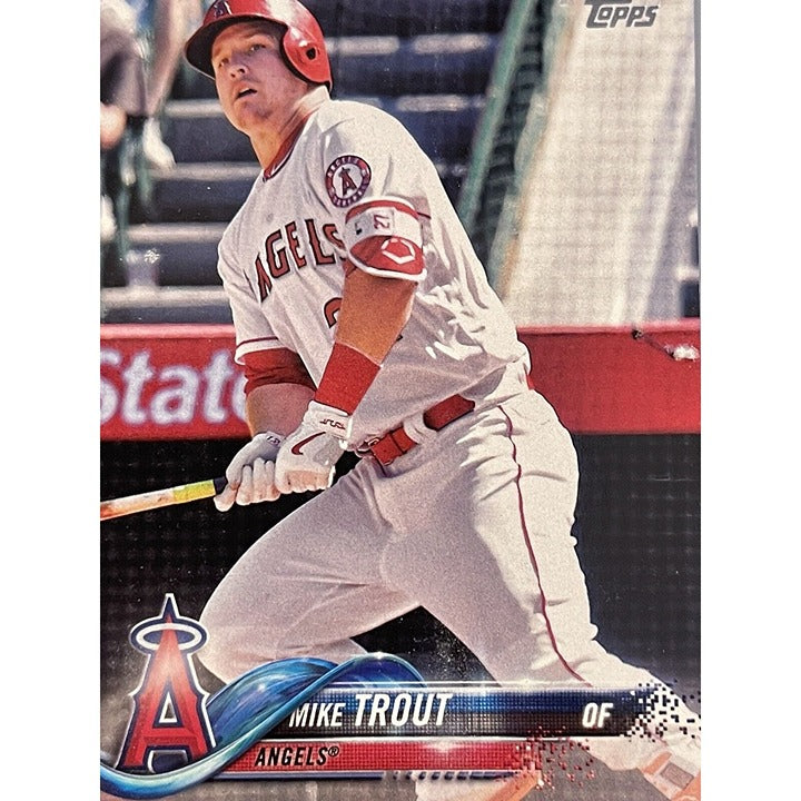 2018 Topps Series 1 Mike Trout* Card #300 MLB Los Angeles Angels-Baseball Card*