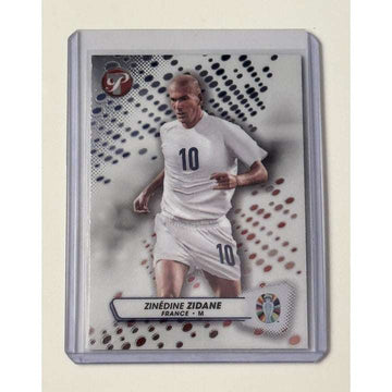 TOPPS PRISTINE UEFA Road To EURO 2024 Zinedine Zidane France soccer collectible card