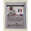 TOPPS PRISTINE UEFA Road To EURO 2024 Zinedine Zidane France soccer card #55 in protective case
