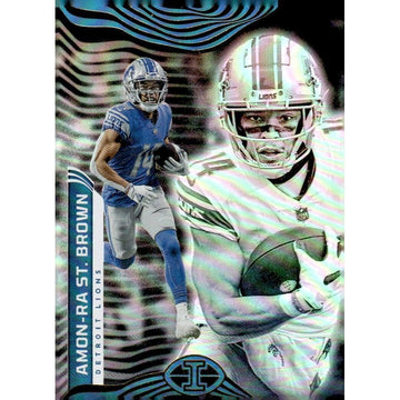 2022 Panini Illusions Amon-Ra St. Brown* - NFL Detroit Lions - Football Card #32