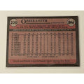1989 Topps Ozzie Smith St. Louis Cardinals baseball card back #230 vintage collectible