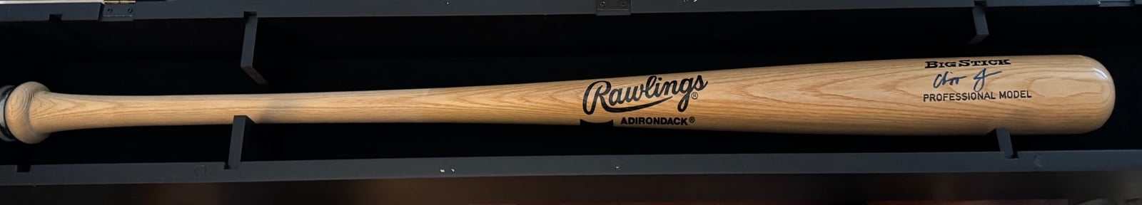Chipper Jones autographed Rawlings Big Stick Professional Model baseball bat with 1991 NL Champions inscription