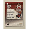 Scottie Barnes RC 2021-22 Panini Chronicles Toronto Raptors basketball card #47 backside