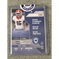 Lewis Cine Rookie 2022 Autograph card #12/50 from The Players Trunk NFL Vikings/Bulldogs in protective case