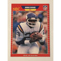 1989 NFL Pro Set Ahmad Rashad Minnesota Vikings announcer collectible card Panini near mint
