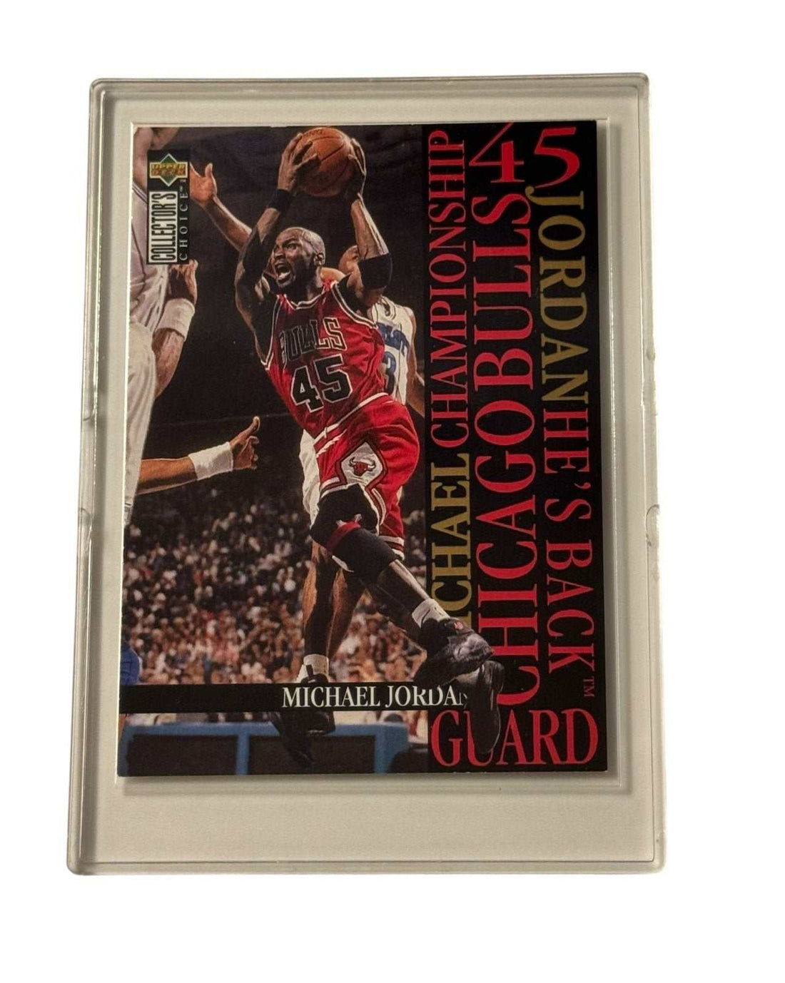 RARE 1995 Michael Jordan Collectors Choice RARE 1995 Michael Jordan Collectors Choice He's Back NBA Bulls Card M4