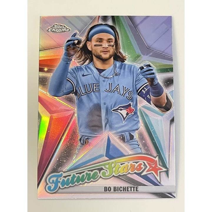 2022 TOPPS CHROME Bo Bichette Future Stars Refractor MLB Toronto Blue Jays card