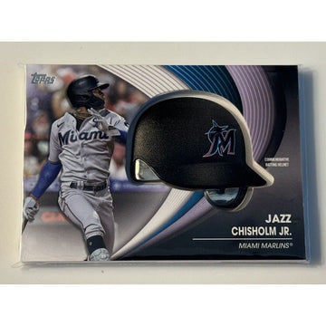 2022 Topps Series 2 Yankees/Marlins Jazz Chisolm Jr. - MLB Batting Helmet #BH-JC