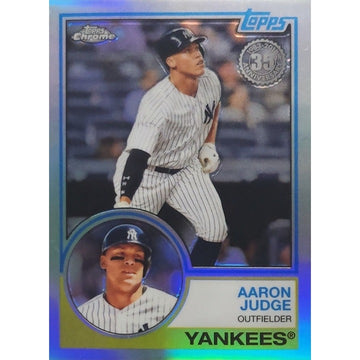 Aaron Judge* 2018 Topps Chrome Refractor* #83T1 - NY Yankees 35th Ann. ALL RISE!