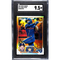 2023 Topps Chrome refractor Jose Altuve card graded SGC 9.5 from Houston Astros