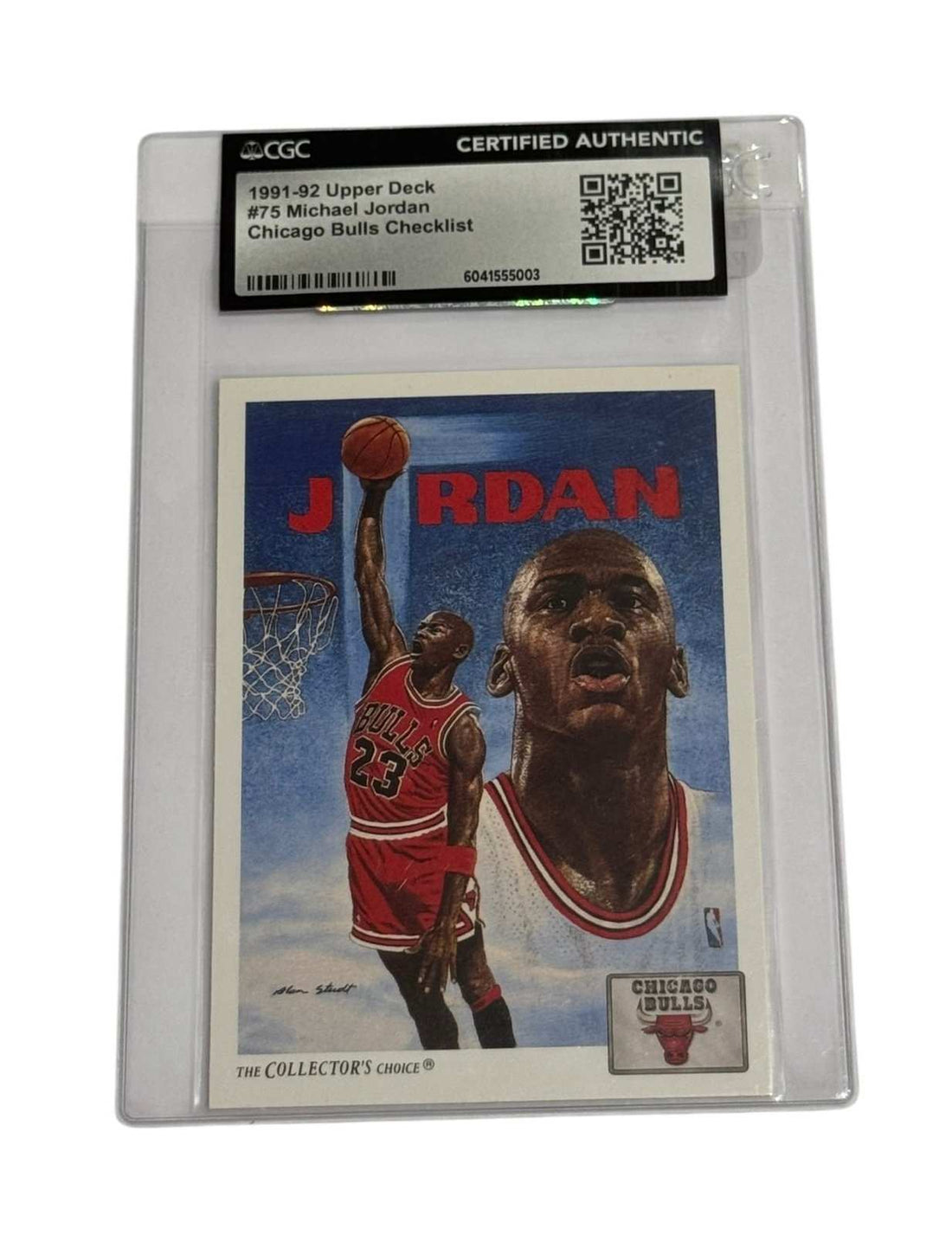 1991-92 Upper Deck Michael Jordan Chicago Bulls basketball card CGC authenticated