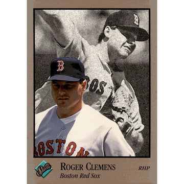 1992 Leaf Studio Roger Clemens MLB Boston Red Sox Baseball Card 132 Hall of Fame