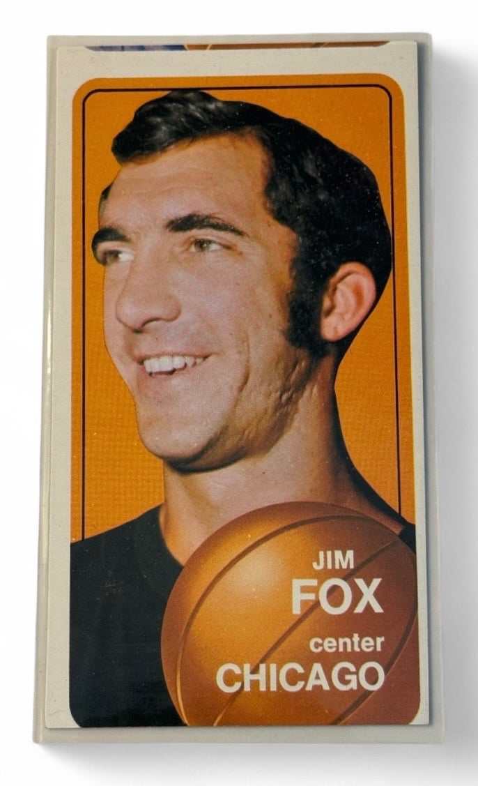 1970-71 Topps Jim Fox Tallboy vintage basketball card Chicago Bulls