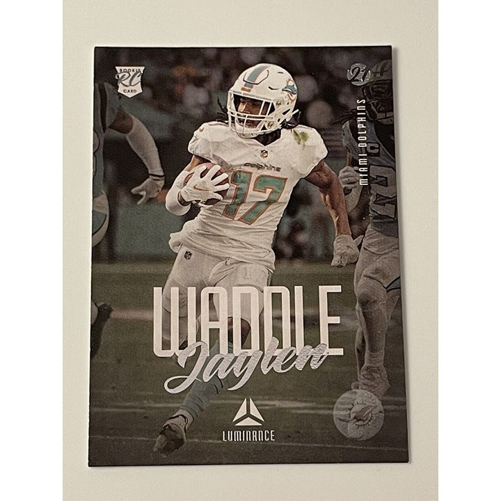Jalen Waddle 2021 Chronicles Luminance Rookie NFL card #213 Miami Dolphins