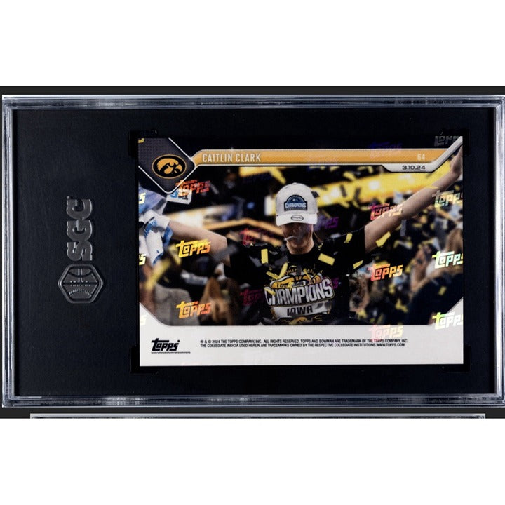 LIMITED 2023 Topps Bowman U Now Caitlin Clark Rookie Basketball Card #64 SGC 10 in protective case