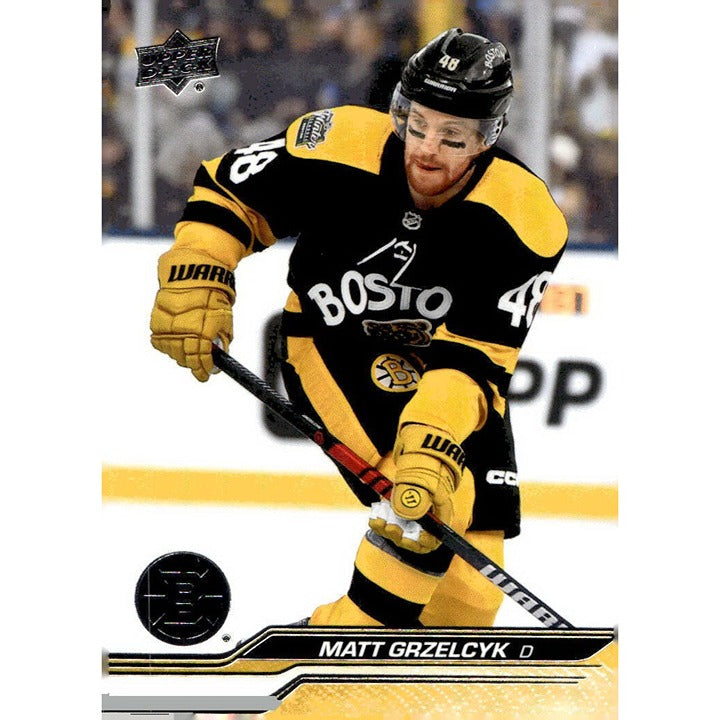 Matt Grzelcyk Boston Bruins 2023-24 Upper Deck Series 2 Update NHL trading card