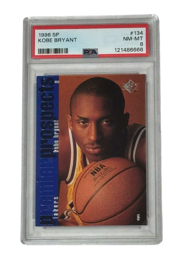 Kobe Bryant RC 1996 Upper Deck SP Short Print #134 PSA 8 NBA Lakers