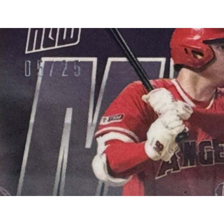 Shohei Ohtani 2023 MVP game-used base relic Topps Now baseball card limited edition 05/25