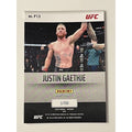 Justin Gaethje 2022 Panini Instant UFC Paramount MMA card #P13 limited edition 1 of 700