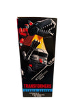 New-sealed Transformers Studio Series Grimlock and Wheelie collector set box with detailed Dinobot Grimlock artwork