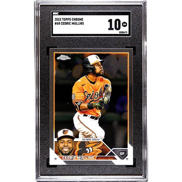 Cedrick Mullins* - 2023 Topps Chrome - MLB Baltimore Orioles - Card #68 -SGC 10*