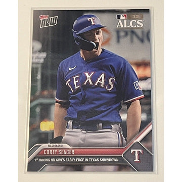 2023 Topps Now Corey Seager* 1st Inning HR ALCS Game 7 - 1036 MLB Texas Rangers