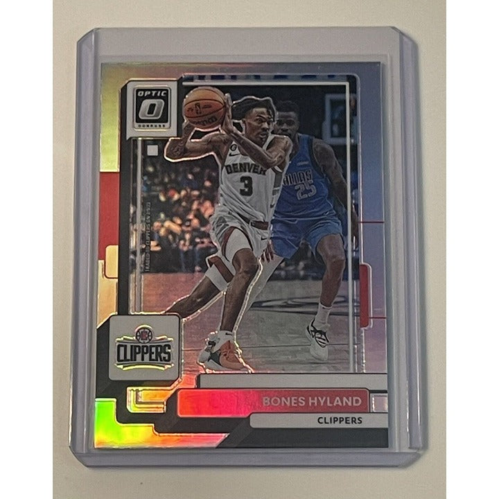 Bones Hyland* 2022-23 Donruss Optic  Basketball Silver Holo Prizm - Clippers #21