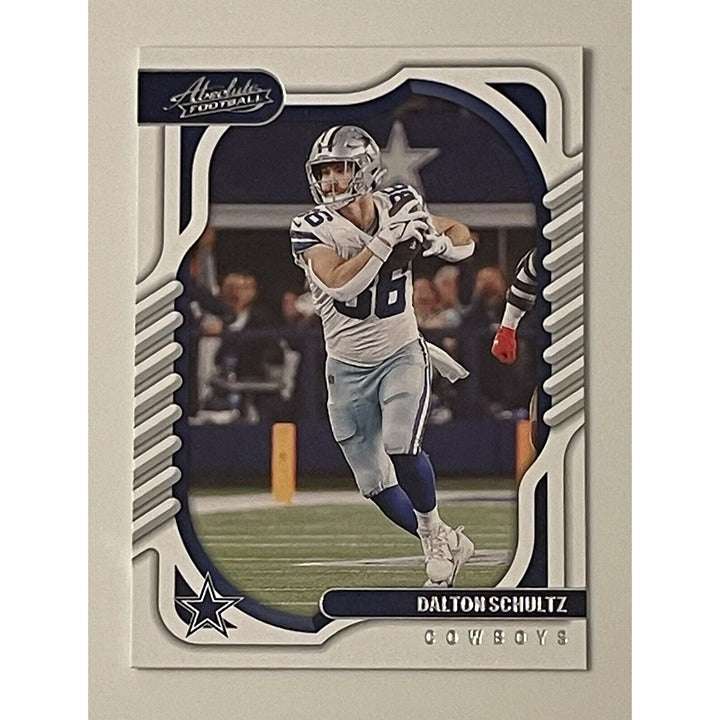 2022 Panini Absolute Football Dalton Schultz Dallas Cowboys collectible card near mint condition