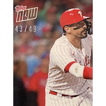 2023 Topps Now Nick Castellanos* 43/49 MLB NLCS Philadelphia Phillies - RED Card
