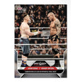2025 WWE Topps NOW trading card featuring wrestlers John Cena and Randy Orton in a wrestling ring