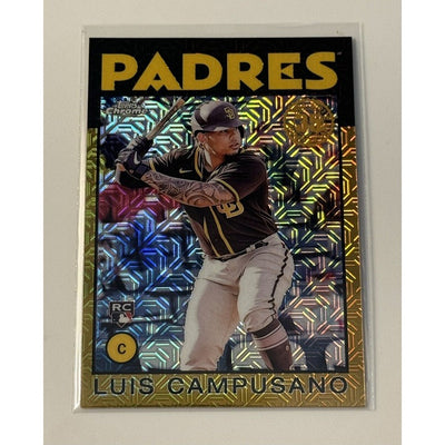 43/50* GOLD* Rookie! - 2021 Topps Luis Campusano RC* MLB SD Padres Card #86TC-40