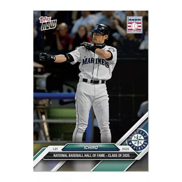 2024 Topps Now Ichiro Suzuki Hall Of Fame Selection Card #OS-14 Mariners IN-HAND