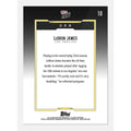LeBron James 2024-25 Topps Now King All-Time Leader Minutes Played collectible card